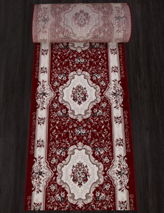 Ковровая дорожка D017 - RED - коллекция GAVANA