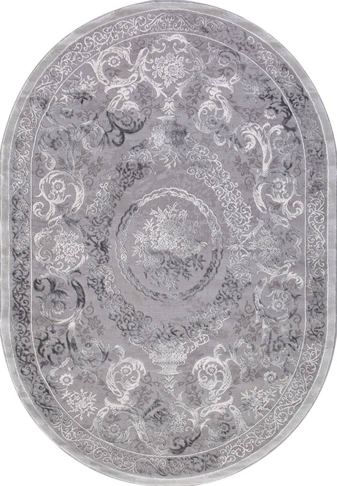 Ковер ARMINA ( АРМИНА ) 03760А - GREY / GREY ( Овал )