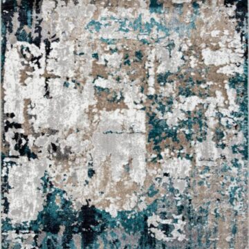Ковер PARADIZE ( ПАРАДИЗ ) 01634A - GREY / TURQUOISE