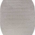 Ковер DIOS ( ДИОС) F410 - LIGHT CREAM ( Овал )