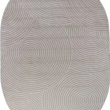 Ковер DIOS ( ДИОС) F410 - LIGHT CREAM ( Овал )