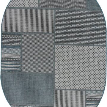 Ковер KAIR ( КАИР) S139 - BLUE ( Овал )