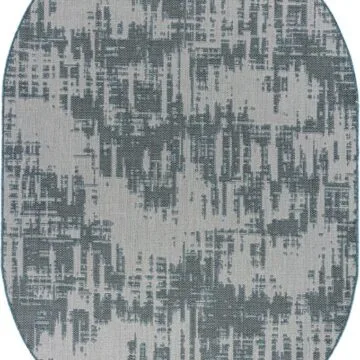 Ковер KAIR ( КАИР) S144 - BLUE ( Овал )