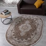 Ковер DOLCE ( ДОЛЬЧЕ ) D414 - BROWN ( Овал )
