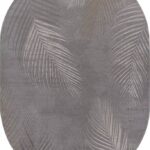 Ковер LIMAN ( ЛИМАН ) F167- GRAY ( Овал )