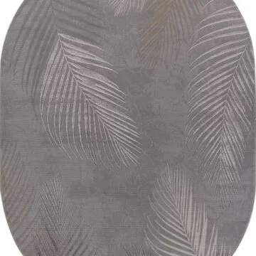 Ковер LIMAN ( ЛИМАН ) F167- GRAY ( Овал )