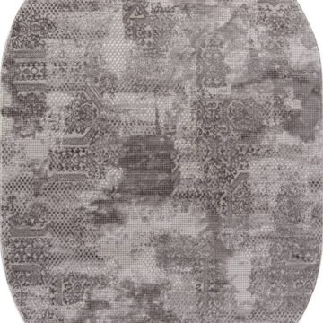 Ковер LUCCI ( ЛЮССИ ) P1157 - L.GRAY / L.GRAY ( Овал )