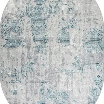 Ковер PALERMO ( ПАЛЕРМО ) F281 - GRAY ( Овал )
