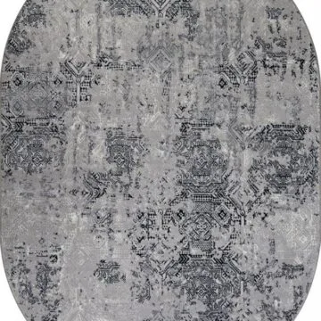 Ковер PALERMO ( ПАЛЕРМО ) F281 - DARK GRAY ( Овал )