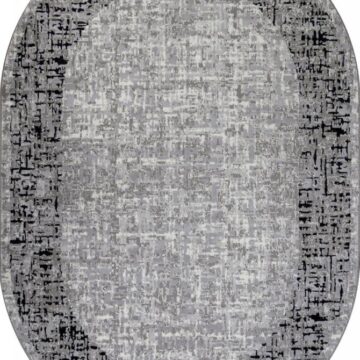Ковер PALERMO ( ПАЛЕРМО ) F292 - DARK GRAY ( Овал )