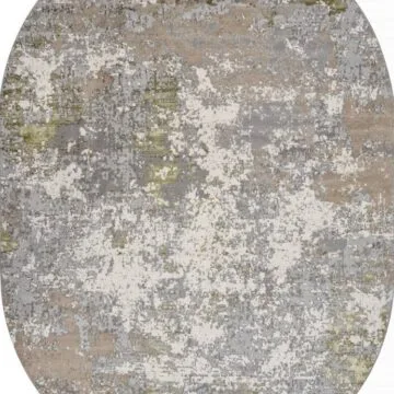 Ковер LIMAN ( ЛИМАН ) F163 - CREAM-GREEN ( Овал )