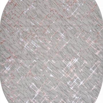 Ковер LIMAN ( ЛИМАН ) F164 - GRAY-PINK ( Овал )