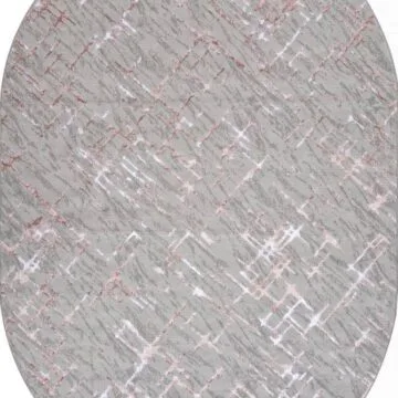 Ковер LIMAN ( ЛИМАН ) F164 - GRAY-PINK ( Овал )