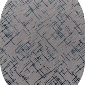 Ковер LIMAN ( ЛИМАН ) F164 - GRAY-BLUE ( Овал )
