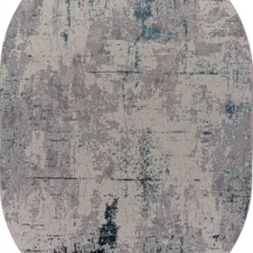 Ковер LIMAN ( ЛИМАН ) F169 - CREAM-D. BLUE ( Овал )
