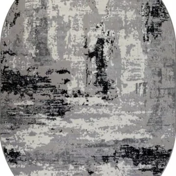 Ковер PALERMO ( ПАЛЕРМО ) F279 - DARK GRAY ( Овал )
