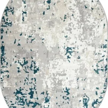 Ковер PALERMO ( ПАЛЕРМО ) F283 - GRAY ( Овал )