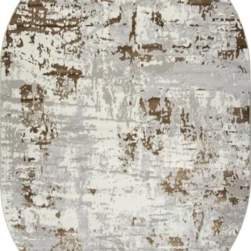 Ковер PALERMO ( ПАЛЕРМО ) F284 - GRAY-GREEN ( Овал )
