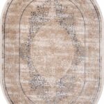 Ковер LISSABON ( ЛИССАБОН ) SI054A - BROWN / BROWN  ( Овал )