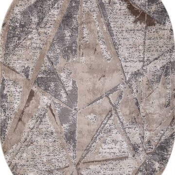 Ковер ARMINA ( АРМИНА ) 04022C - GREY / BROWN ( Овал )