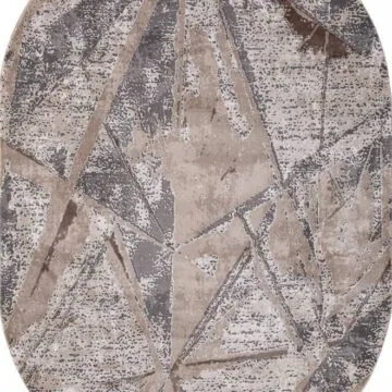 Ковер ARMINA ( АРМИНА ) 04022C - GREY / BROWN ( Овал )