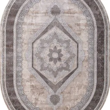 Ковер ARMINA ( АРМИНА ) 04037C - GREY / BROWN ( Овал )