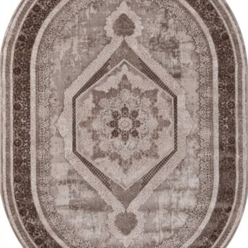 Ковер ARMINA ( АРМИНА ) 04037А - BROWN / BROWN ( Овал )