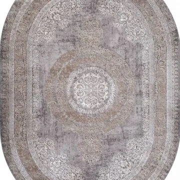 Ковер ARMINA ( АРМИНА ) 04073C - GREY / BROWN ( Овал )