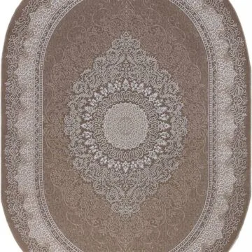 Ковер ARMINA ( АРМИНА ) 04076A - BROWN / BROWN ( Овал )
