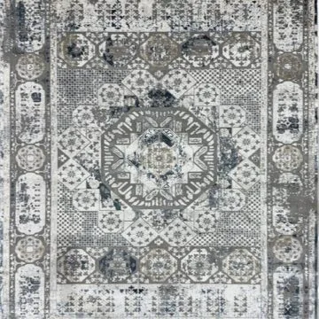 Ковер DAHLIA ( ДАХЛИЯ ) 2078A - WHITE / ANTHRACITE.SH