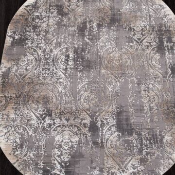 Ковер ARMINA ( АРМИНА ) 04078C - GREY / BROWN ( Овал )