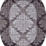 Ковер SILVER ( СИЛЬВЕР ) d213- GRAY-PURPLE ( Овал )