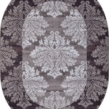 Ковер SILVER ( СИЛЬВЕР ) d213- GRAY-PURPLE ( Овал )