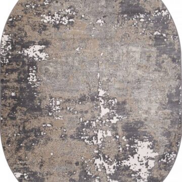 Ковер ATLANTIS ( АТЛАНТИС ) D996 - CREAM-GRAY ( Овал )