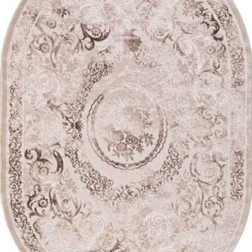 Ковер ARMINA ( АРМИНА ) 03701A - BROWN / BROWN ( Овал )