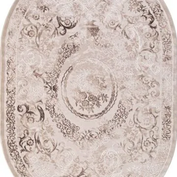 Ковер ARMINA ( АРМИНА ) 03701A - BROWN / BROWN ( Овал )