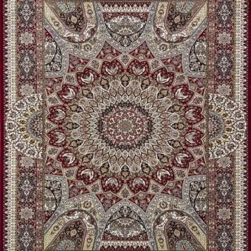 Ковер ABRISHIM ( АБРИШИМ ) 3809A RED/RED