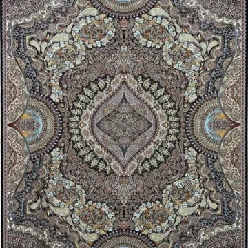 Ковер ABRISHIM ( АБРИШИМ ) 3843A LACIVERT/LACIVERT