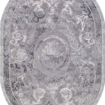 Ковер ARMINA ( АРМИНА ) 03760А - GREY / GREY ( Овал )