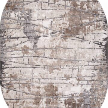 Ковер ARMINA ( АРМИНА ) 03802А - GREY / BROWN ( Овал )