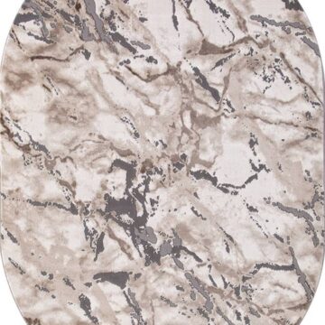 Ковер ARMINA ( АРМИНА ) 03819А - GREY / BROWN ( Овал )