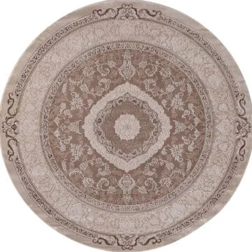 Ковер ARMINA ( АРМИНА ) 03874B - BROWN / BROWN ( Круг )