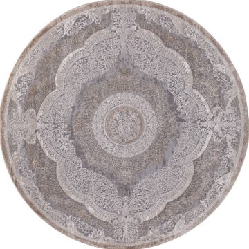 Ковер ARMINA ( АРМИНА ) 03880C - GREY / BROWN ( Круг )