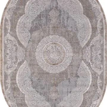 Ковер ARMINA ( АРМИНА ) 03880C - GREY / BROWN ( Овал )