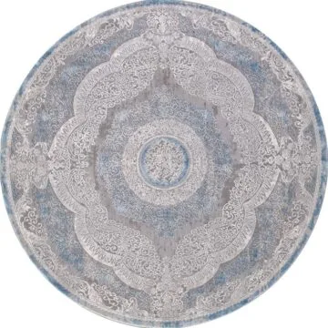 Ковер ARMINA ( АРМИНА ) 03880А - BLUE / BLUE ( Круг )