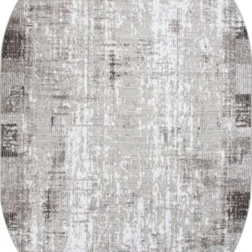 Ковер SILVER ( СИЛЬВЕР ) F396 - GRAY ( Овал )