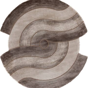 Ковер SAFIR ( САФИР ) 00836A - BROWN / BROWN ( Круг )