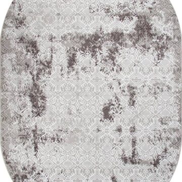 Ковер SILVER ( СИЛЬВЕР ) F392 - GRAY ( Овал )