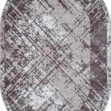 Ковер SILVER ( СИЛЬВЕР ) F391 - GRAY ( Овал )