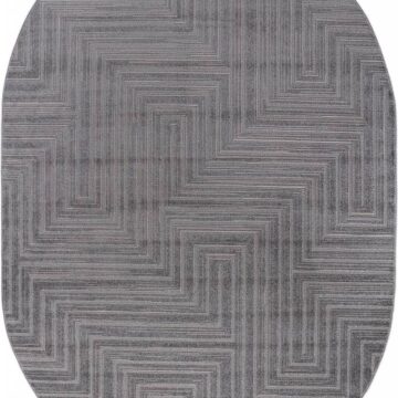 Ковер DIOS ( ДИОС) F412 - LIGHT GRAY ( Овал)